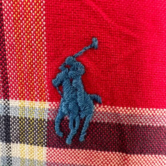 Ralph Lauren Plaid Shirt Mens SMALL Custom Fit Preppy Button Down Academic - Picture 4 of 8